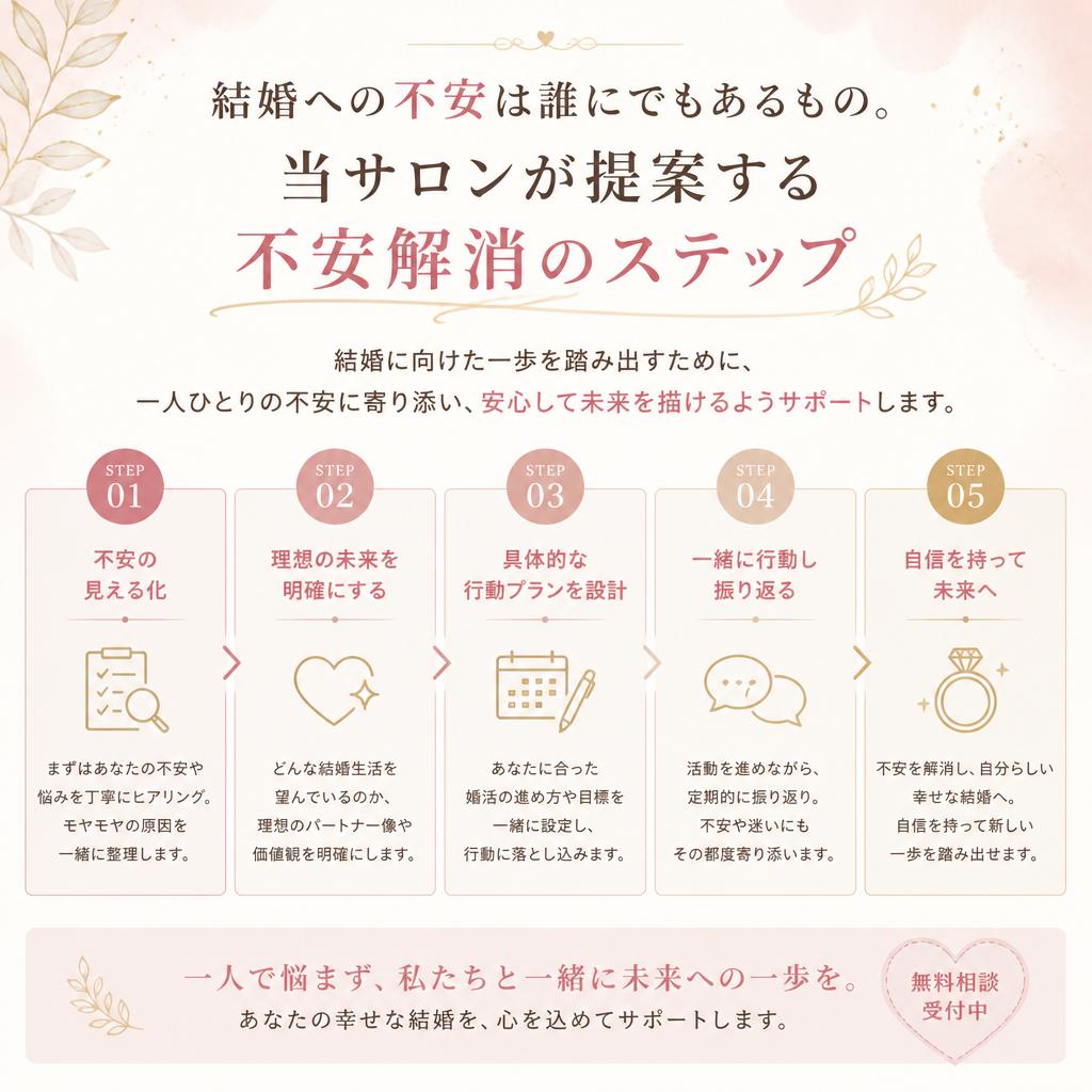 5. 結婚への不安を解消する方法