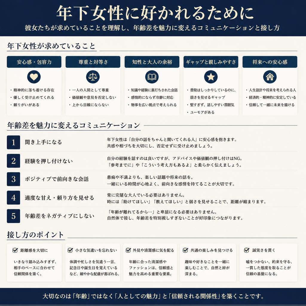 年下女性の心理を理解する