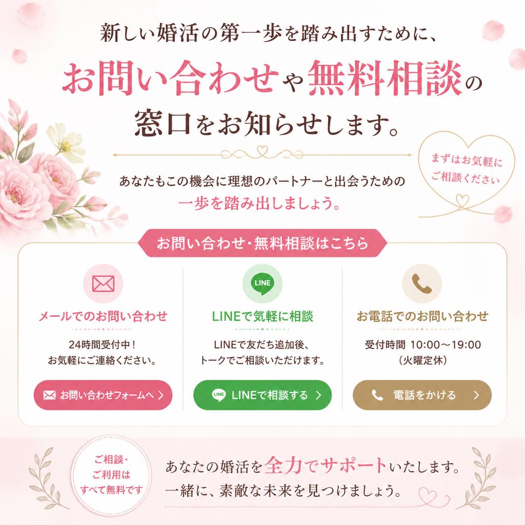 今すぐ相談しよう！