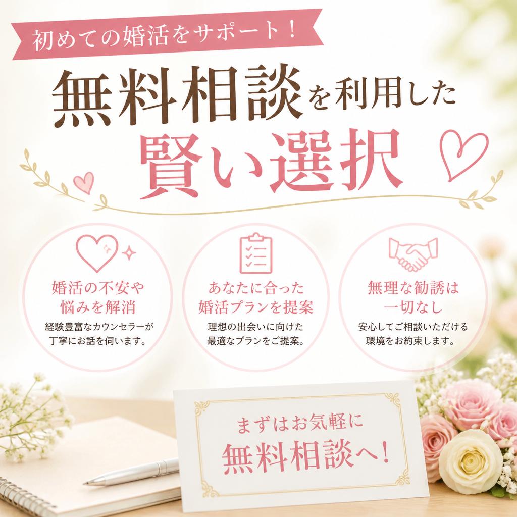 初めての婚活をサポート！無料相談を利用した賢い選択