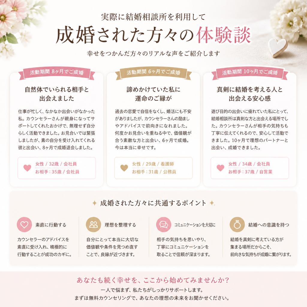 会員様の声・成功事例