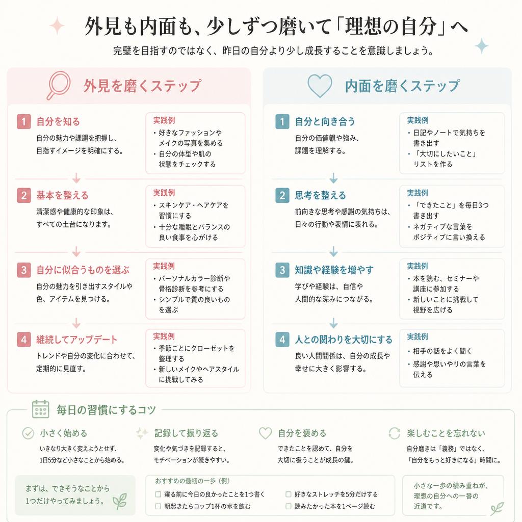 魅力的な女性になるためのヒント
