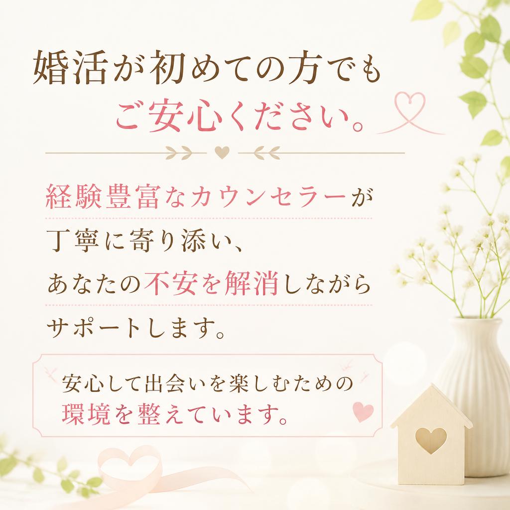 初めての方にも安心のサポート