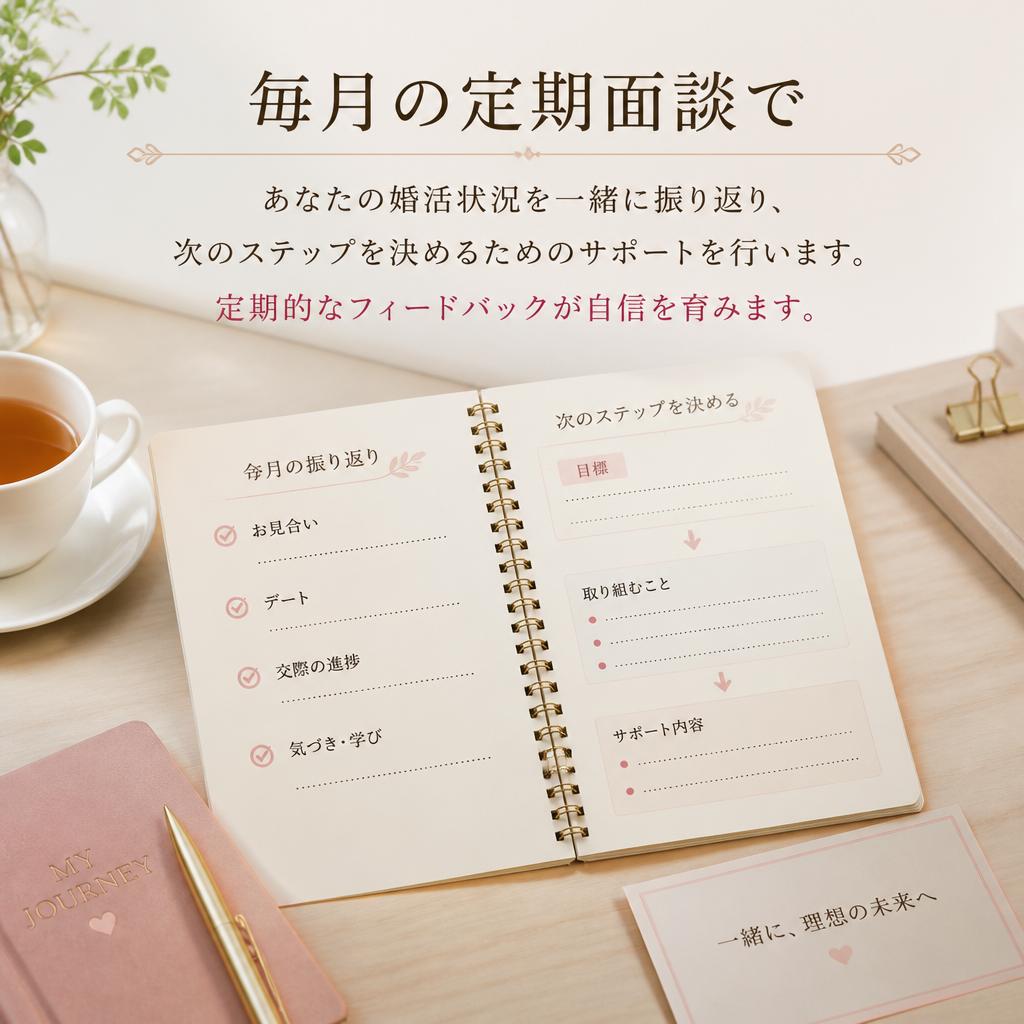 定期面談でのサポート