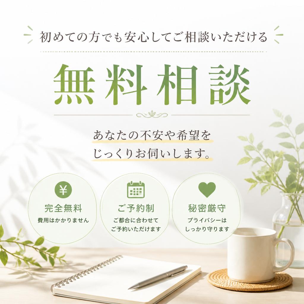 無料相談で不安を解消