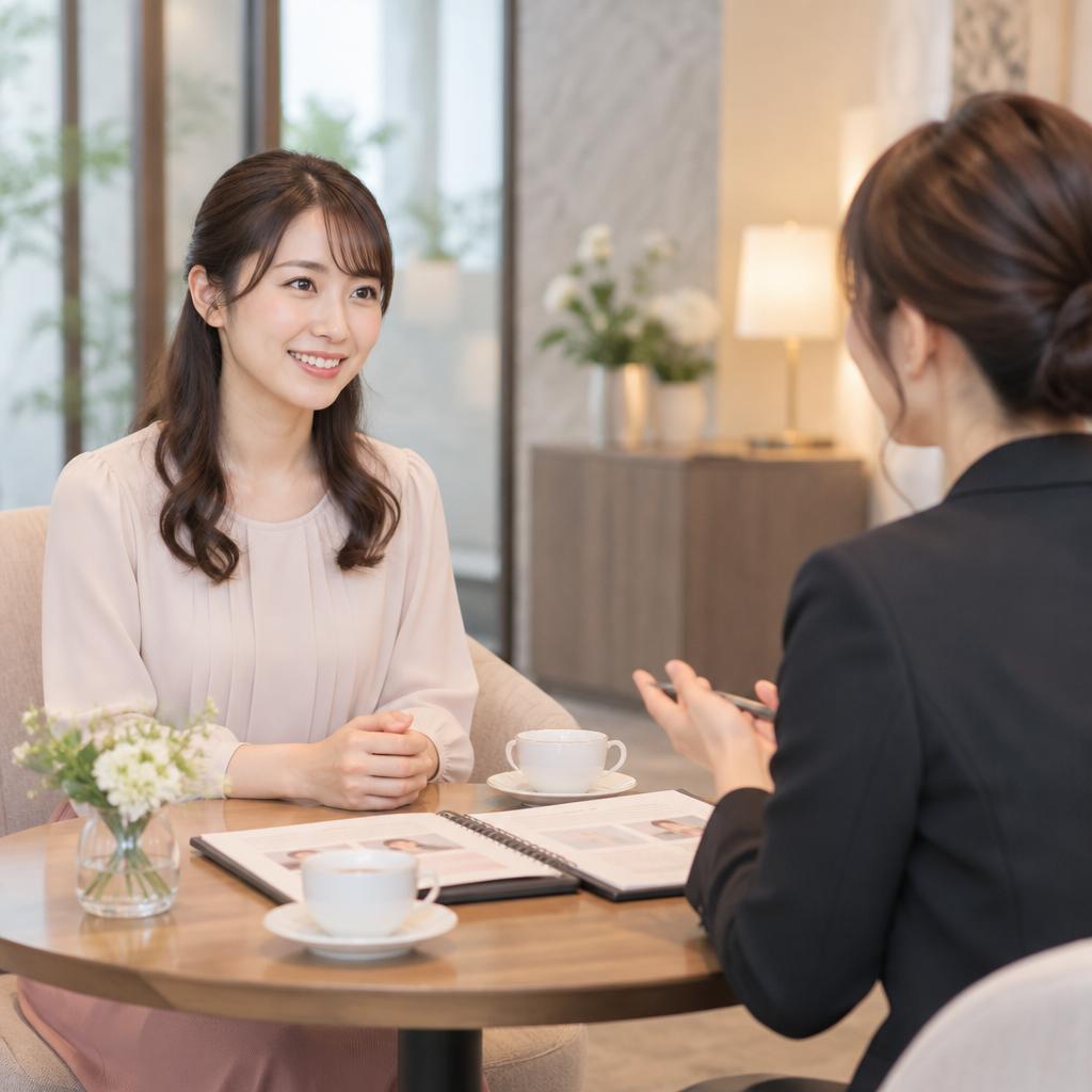 本番前に練習できる。約1時間のお見合いトレーニング