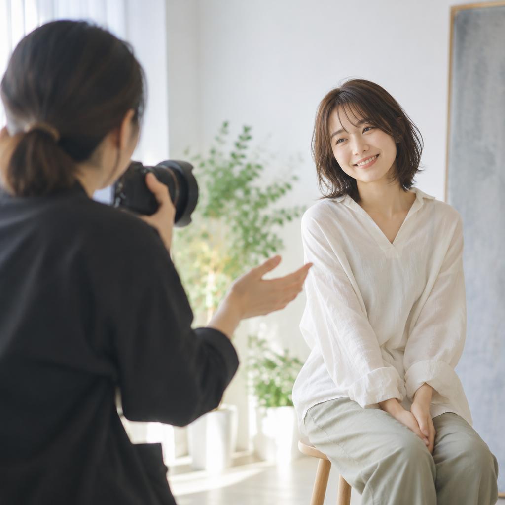 「写真が苦手」でも大丈夫。緊張をほぐして自然な表情に
